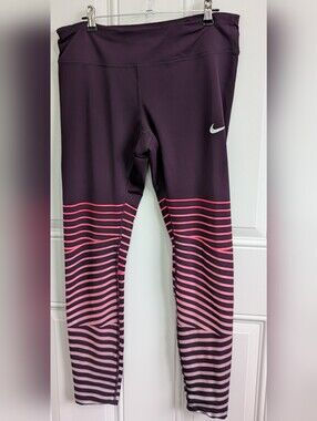 Nike Power Epic Lux Flash Dri-Fit Performance Leggings Large